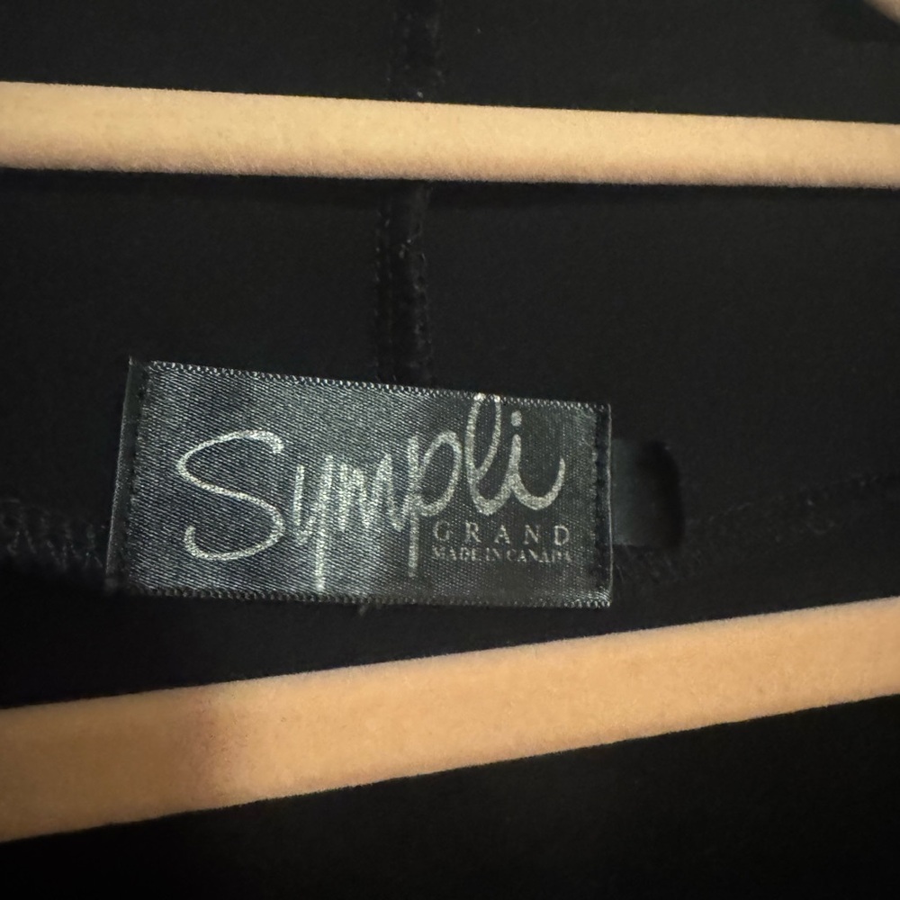 Simpli Grand Black Vest
